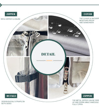 Wire Clothes Rack with Cover,15.8" Dx31.5 Wx72.1 H,Heavy Duty Garment Racks - ZYSUOR COVER