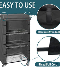 Wire Shelf Cover 30"Wx14"Dx62"H Shelving Cover - ZYSUOR COVER