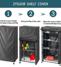 Wire Shelf Cover 30"Wx14"Dx62"H Shelving Cover - ZYSUOR COVER