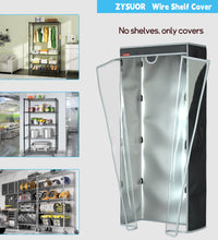 Wire Shelving Cover,36"Wx14"Dx54"H,Rack Dust Cover,Shelf Cover - ZYSUOR COVER